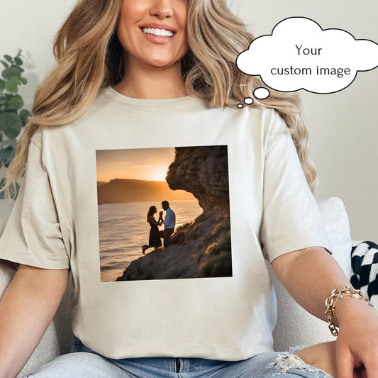 Custom Photo Shirt, Personalized Shirt, Custom Picture T-shirt, Custom Graphic Tee, Your Photo Shirt, Family Picture Tee, Logo Image Shirts
