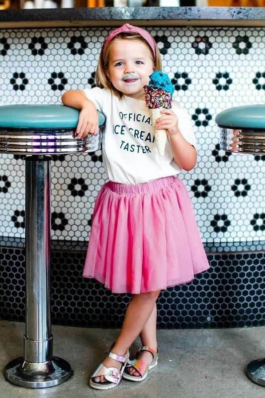 Official Ice Cream Taster Tshirt, kids summer shirt, vacation tee, spring break tshirt, Fourth of July, unisex kids tee, trending summer tee